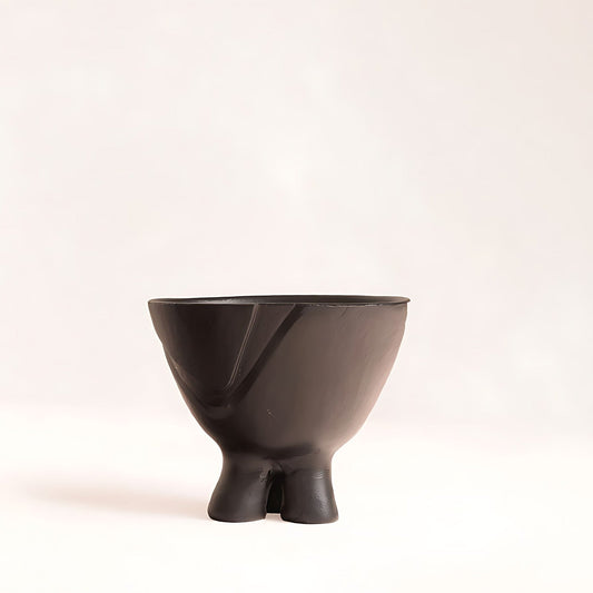 Ajna Aluminium Tripod Bowl by Kazuri