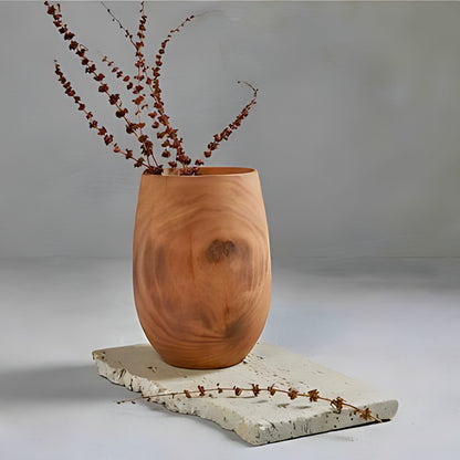 Bare Walnut Wood Vase by Kazuri, photo 4 of 4