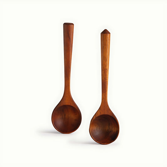 Acacia Wood Condiment Spoons by Kazuri
