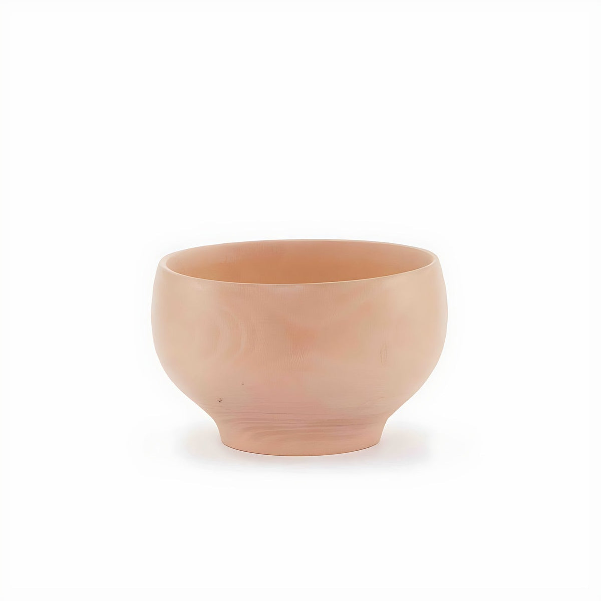 Boho Light Walnut Wood Footed Bowl by Kazuri