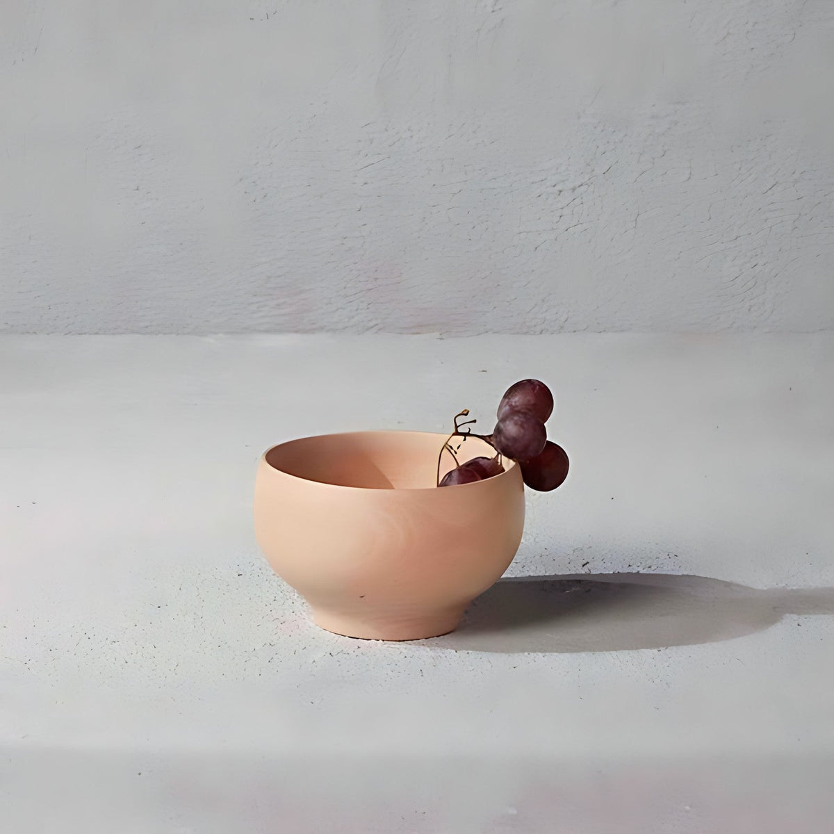 Boho Light Walnut Wood Footed Bowl by Kazuri, photo 3 of 4
