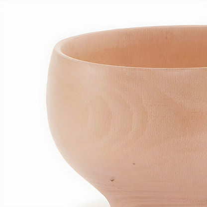 Boho Light Walnut Wood Footed Bowl by Kazuri, photo 4 of 4