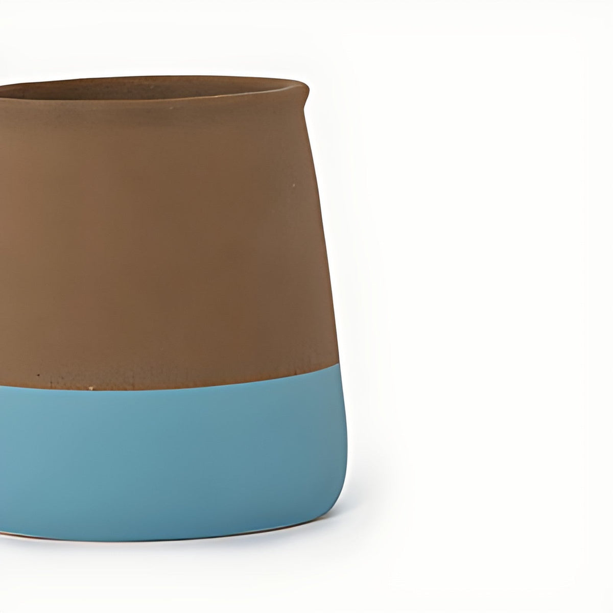 Bondi Two-Tone Stoneware Planter by Kazuri, photo 2 of 4