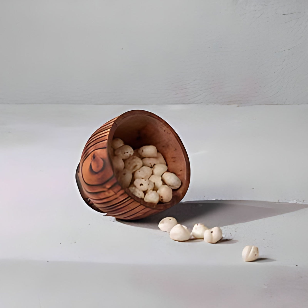 Buddy Walnut Wood Footed Bowl by Kazuri, photo 4 of 4