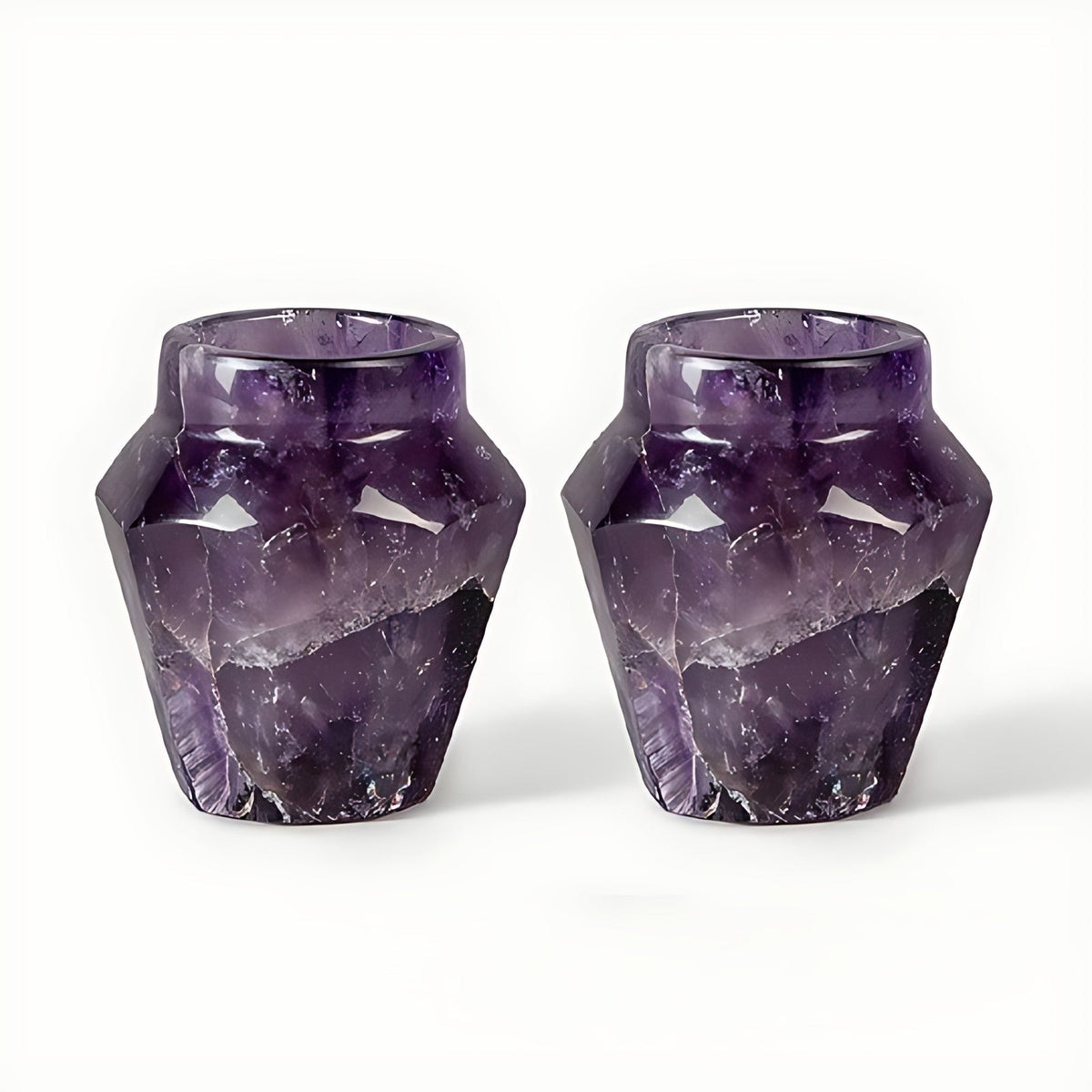 Cynosure Amethyst Shot Glasses by Kazuri