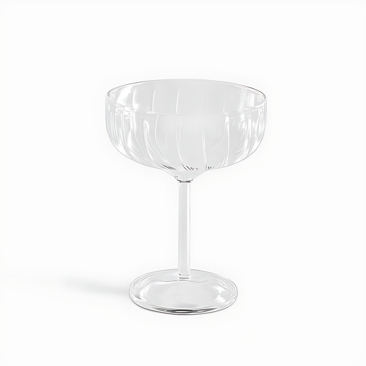 Elan Ribbed Coupe Glasses by Kazuri, photo 2 of 4