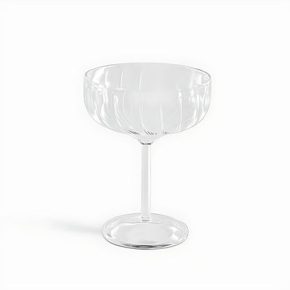 Elan Ribbed Coupe Glasses by Kazuri, photo 2 of 4