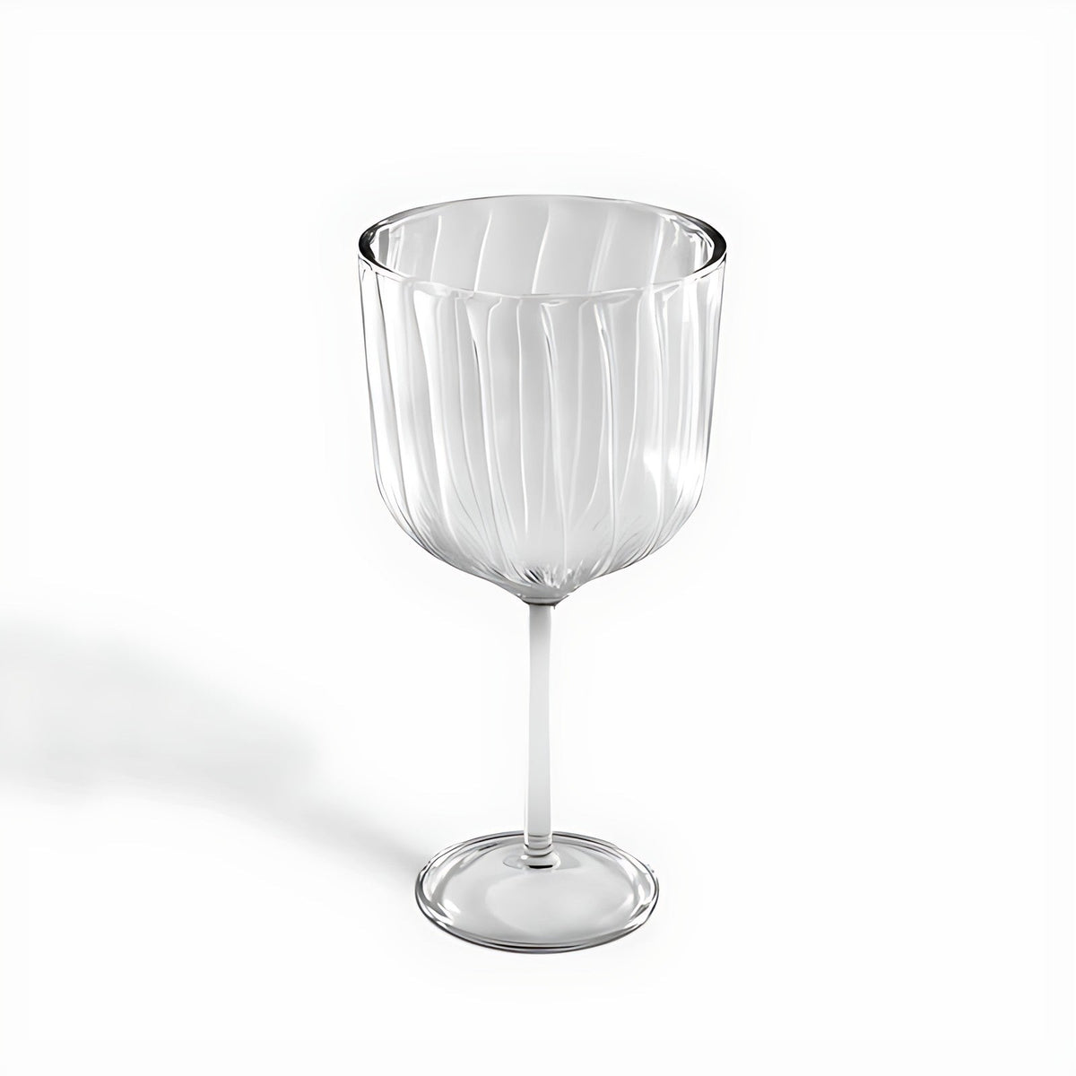 Elan Ribbed Small Wine Glasses by Kazuri, photo 2 of 4