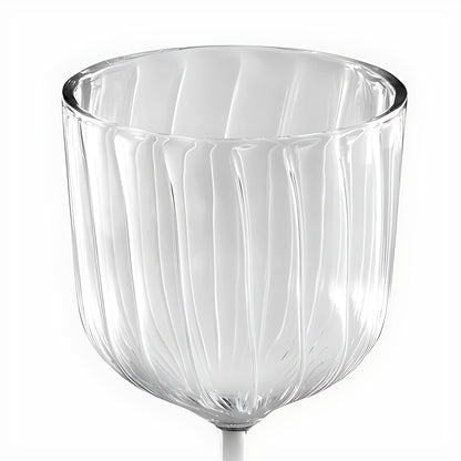 Elan Ribbed Small Wine Glasses by Kazuri, photo 3 of 4