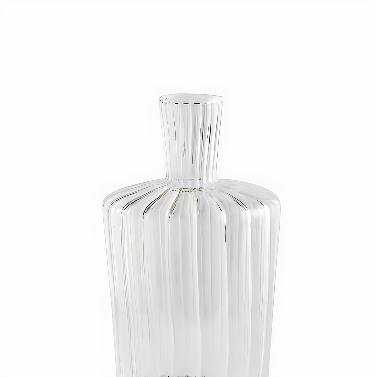 Elan Ribbed Glass Whisky Decanter by Kazuri, photo 2 of 4