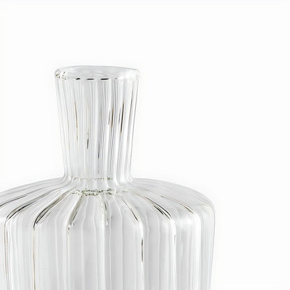 Elan Ribbed Glass Whisky Decanter by Kazuri, photo 3 of 4