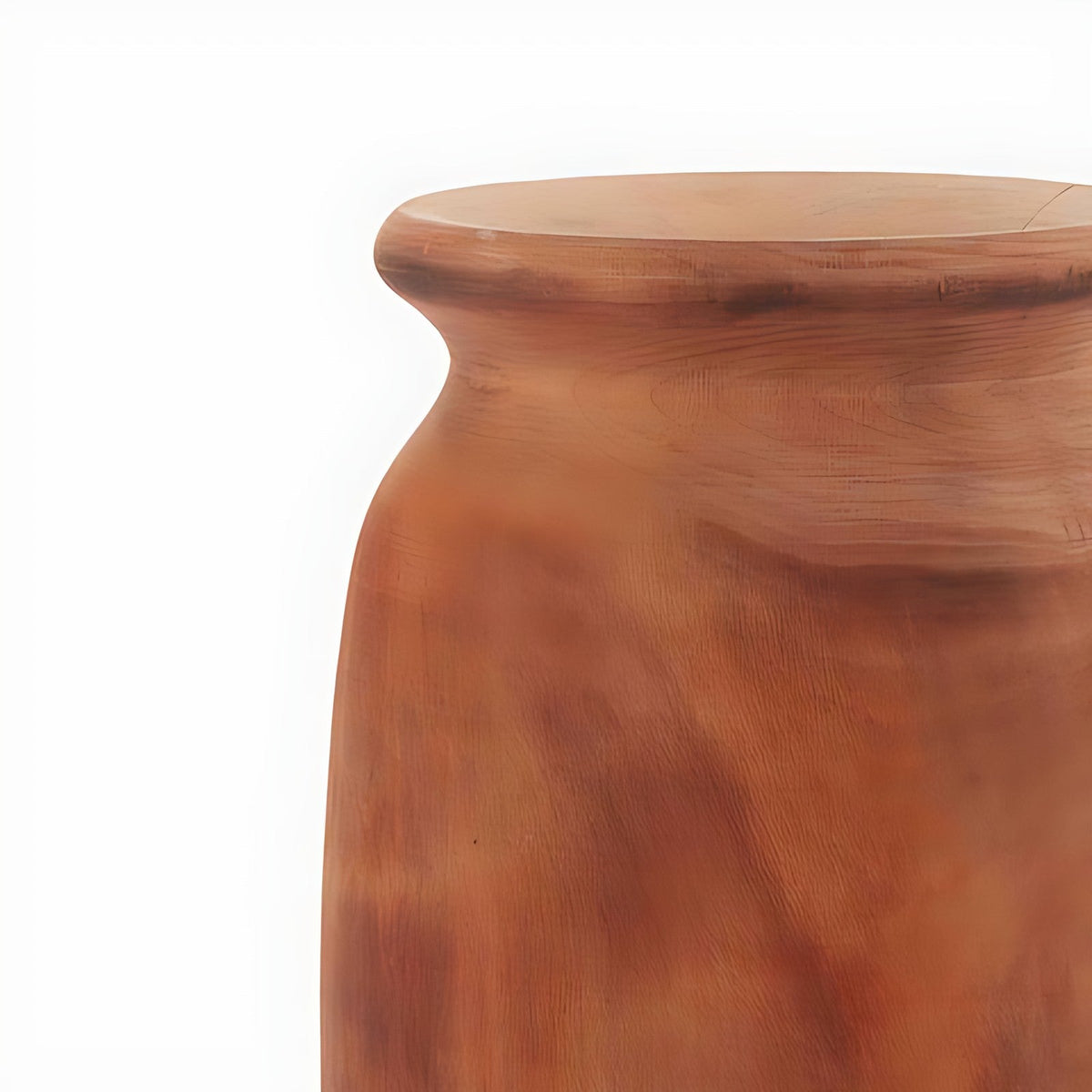 Elfin Walnut Wood Urn Vase by Kazuri, photo 2 of 4