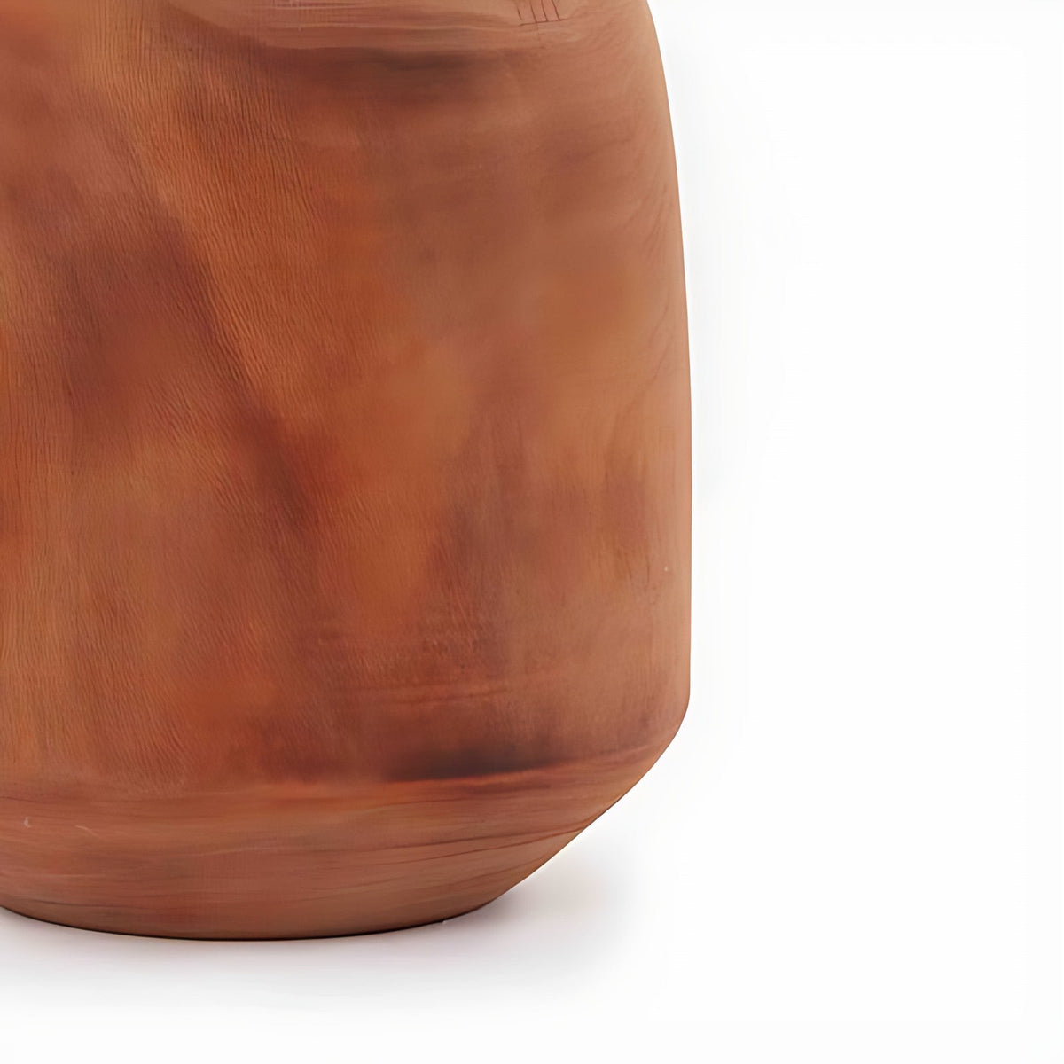 Elfin Walnut Wood Urn Vase by Kazuri, photo 3 of 4