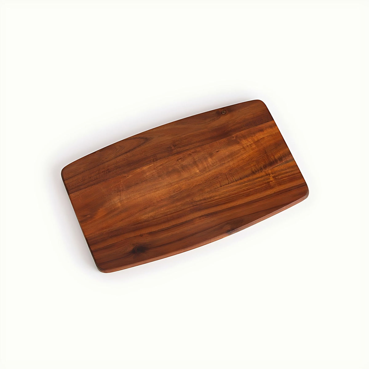 Small Flat Acacia Wood Serving Platter by Kazuri