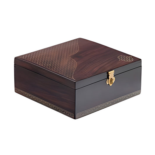 Taarkashi Wooden Box with Clasp by Kazuri