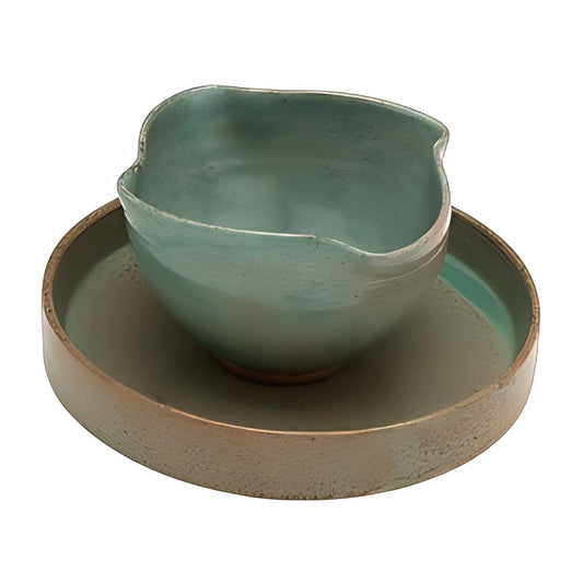 Andretta Pottery Serving Bowl and Platter by Kazuri