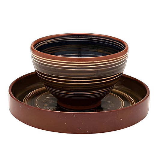 Andretta Pottery Bowl and Platter by Kazuri
