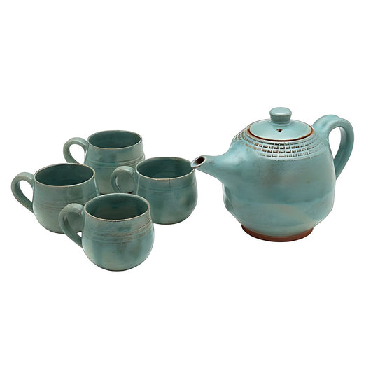 Andretta Pottery Tea Set by Kazuri