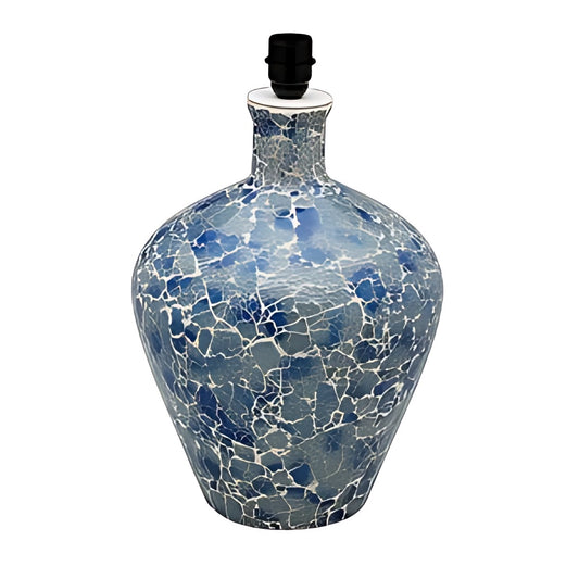 Mosaic Glass Lamp Base by Kazuri
