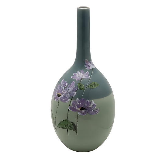 Celadon Bottle Vase by Kazuri