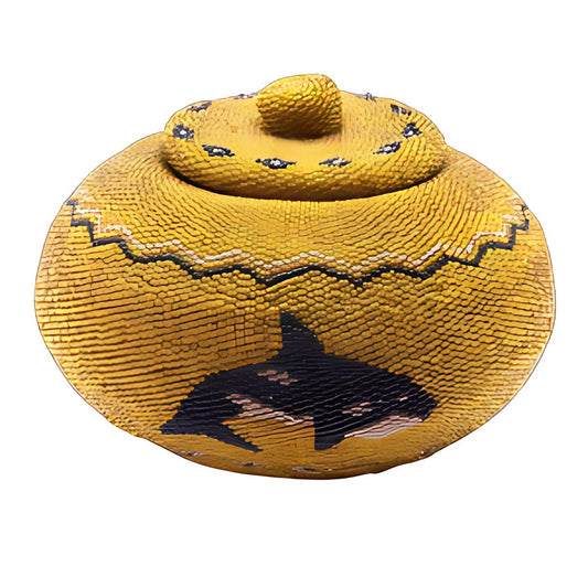 Balinese Beaded Lidded Pot by Kazuri