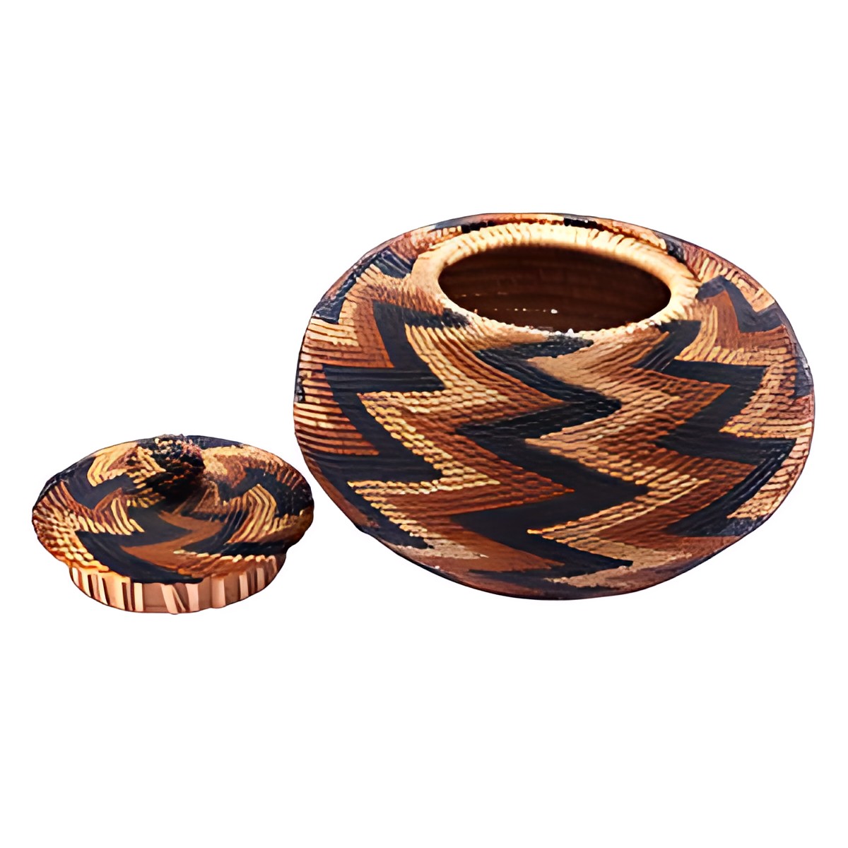 Balinese Beaded Lidded Pot by Kazuri