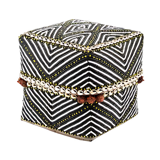 Balinese Beaded Square Box by Kazuri