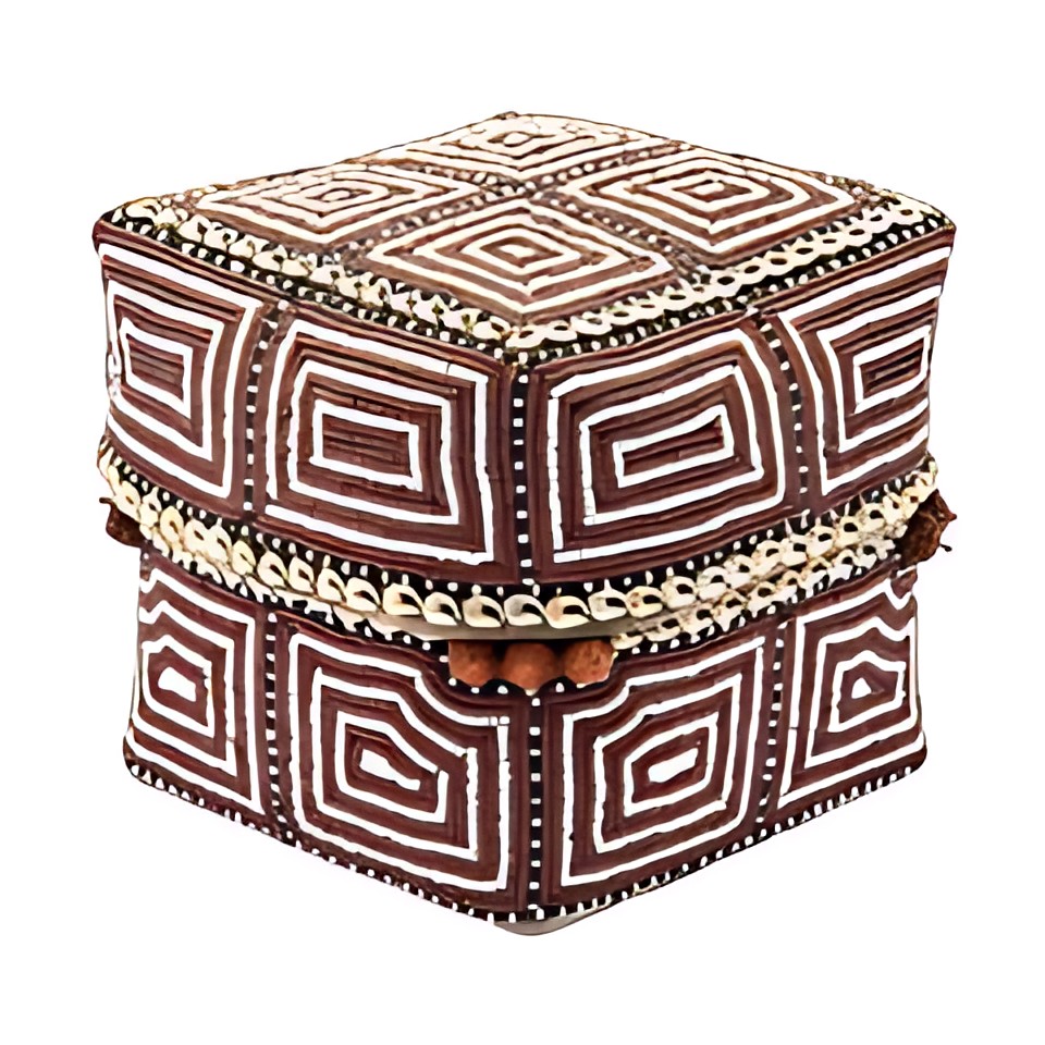 Balinese Beaded Square Box by Kazuri