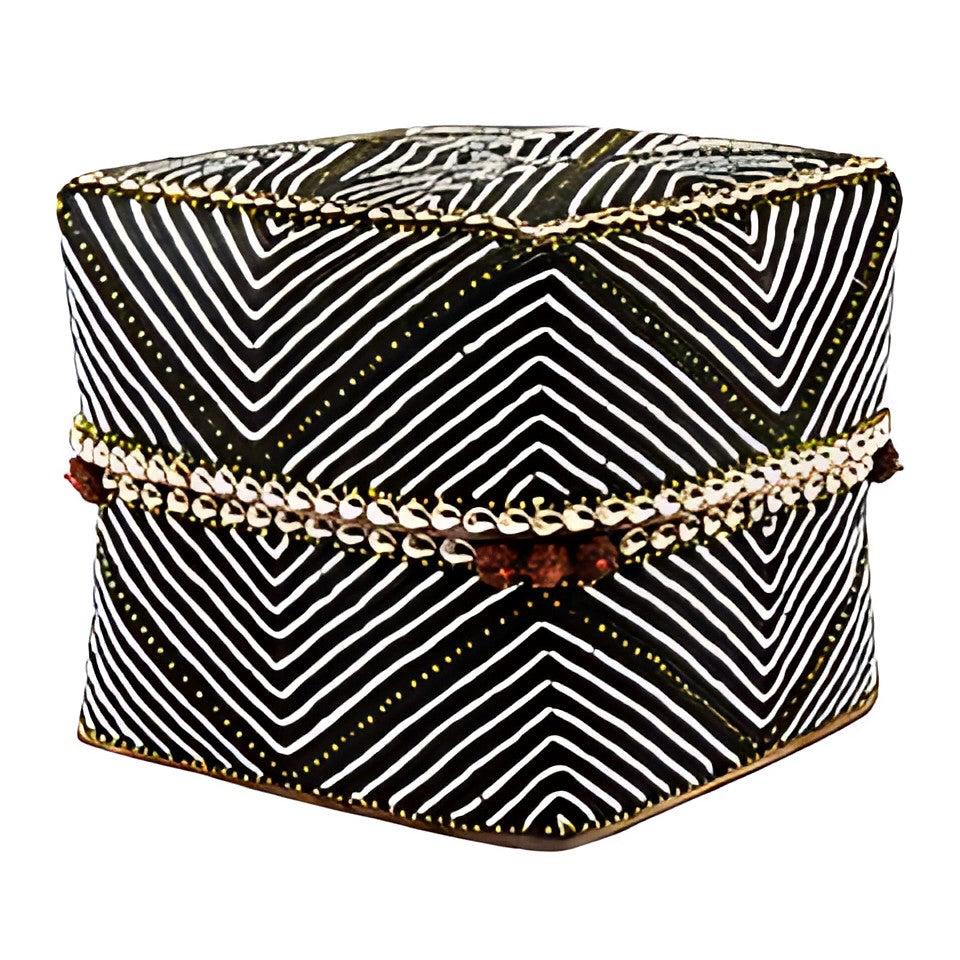 Balinese Beaded Square Box by Kazuri