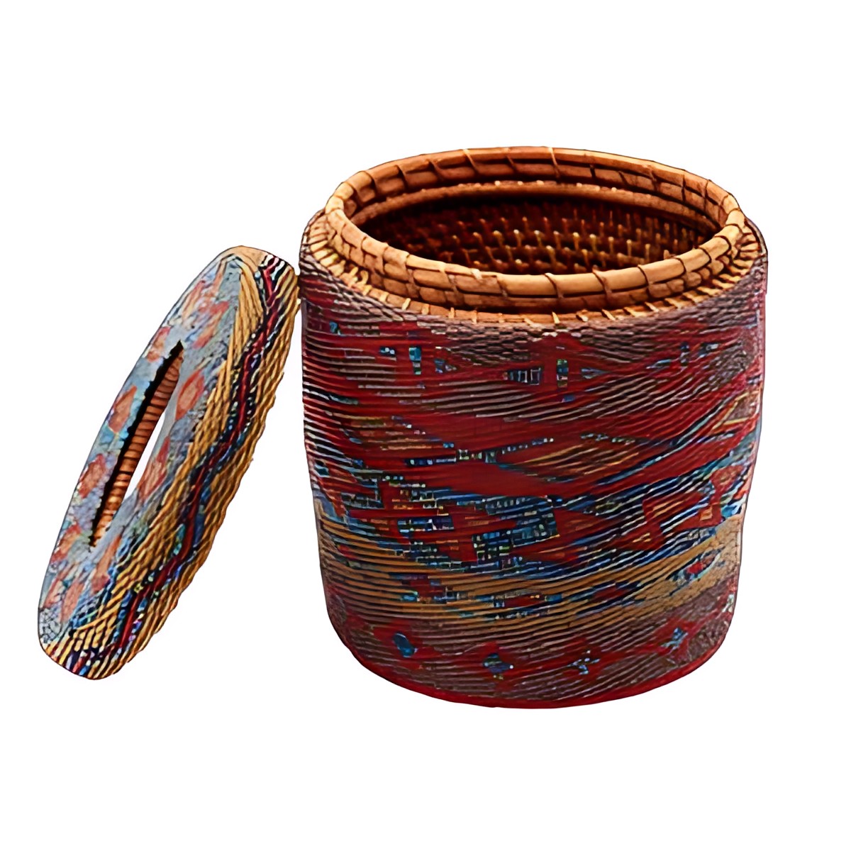 Balinese Beaded Lidded Pot by Kazuri