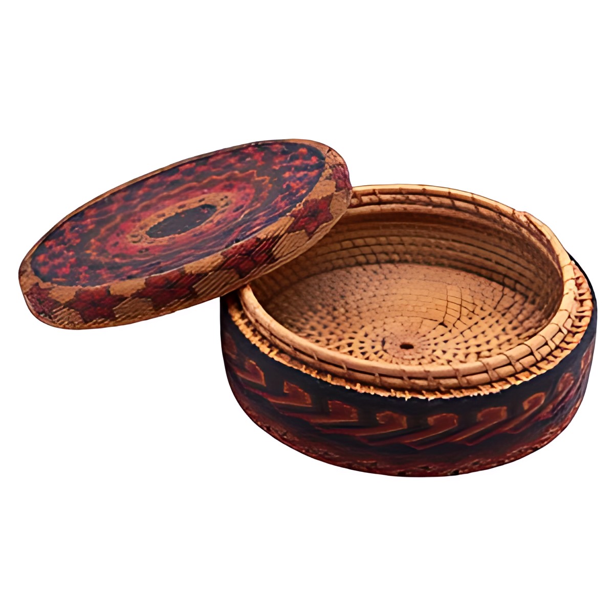 Balinese Beaded Round Box by Kazuri