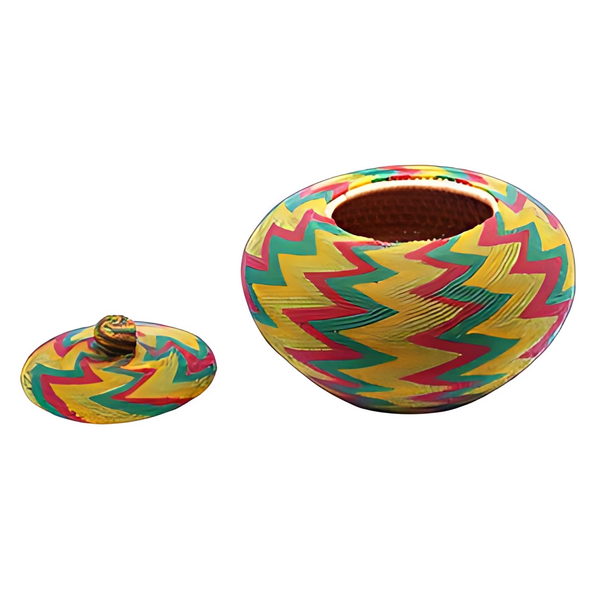 Balinese Beaded Lidded Pot by Kazuri