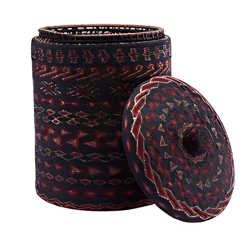 Balinese Beaded Lidded Pot by Kazuri