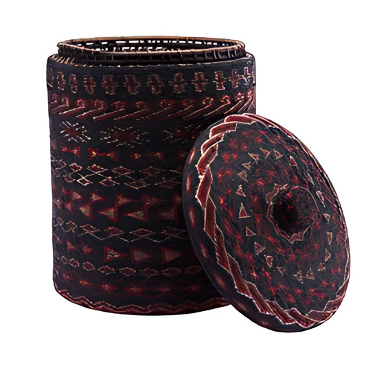 Balinese Beaded Lidded Pot by Kazuri