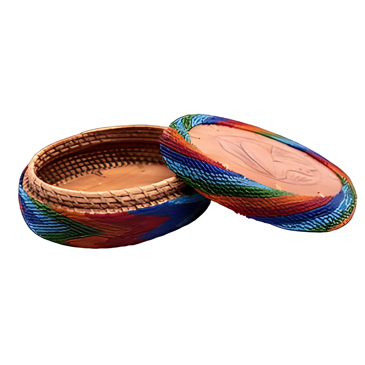 Balinese Beaded Round Box by Kazuri