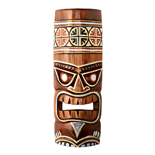 Balinese Carved Tiki Mask by Kazuri