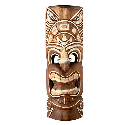 Balinese Carved Tiki Mask by Kazuri
