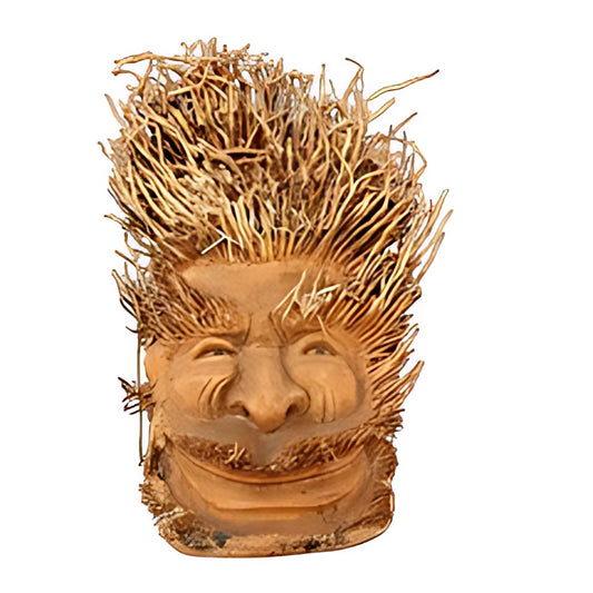 Balinese Bamboo Root Face Carving by Kazuri