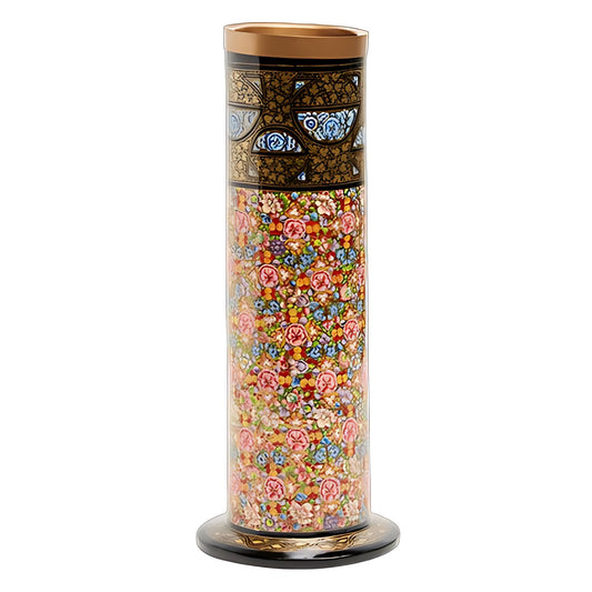 Kashmiri Papier-Mâché Tall Vase by Kazuri