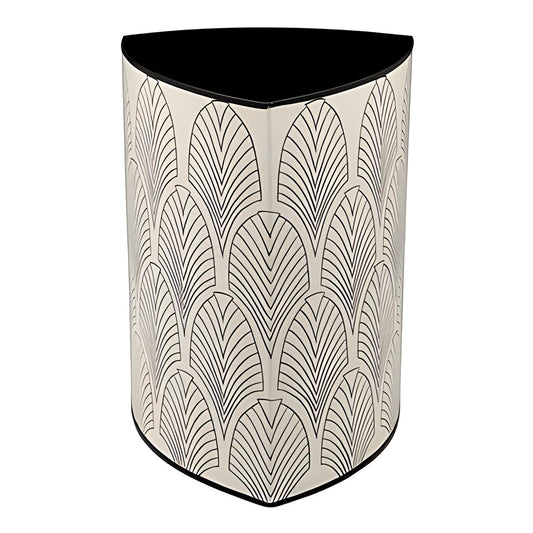 Toleware Corner Waste Bin by Kazuri