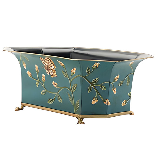Toleware Rectangular Planter by Kazuri