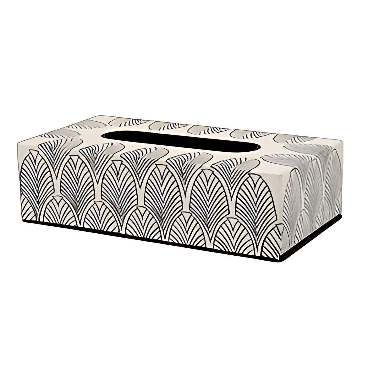 Toleware Tissue Box by Kazuri