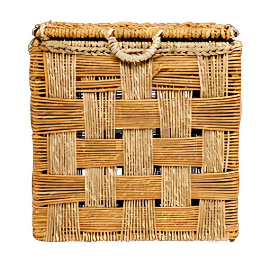 Sabai Grass Lidded Storage Basket by Kazuri