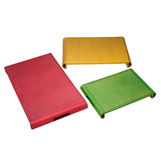 Sabai Grass Serving Trays, Red by Kazuri
