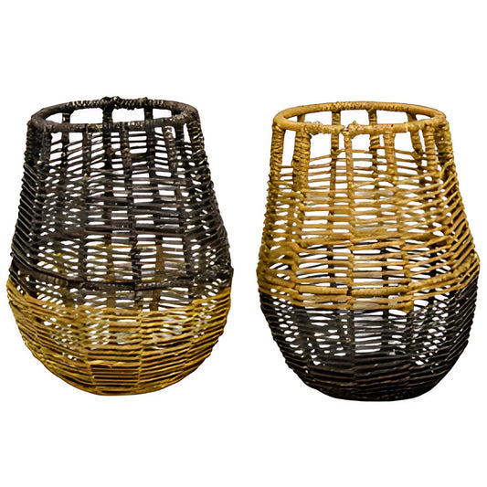 Sabai Grass Woven Lanterns by Kazuri