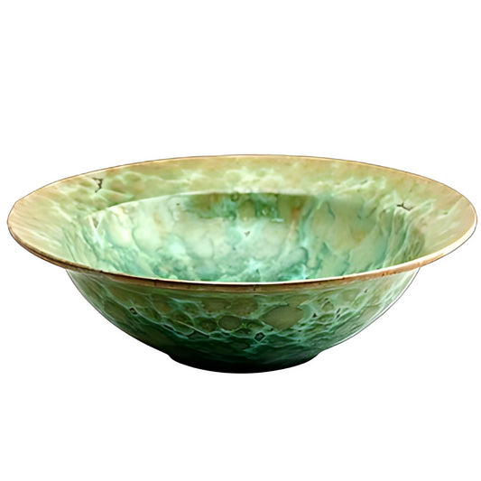 Crystalline Glaze Wide Bowl by Kazuri
