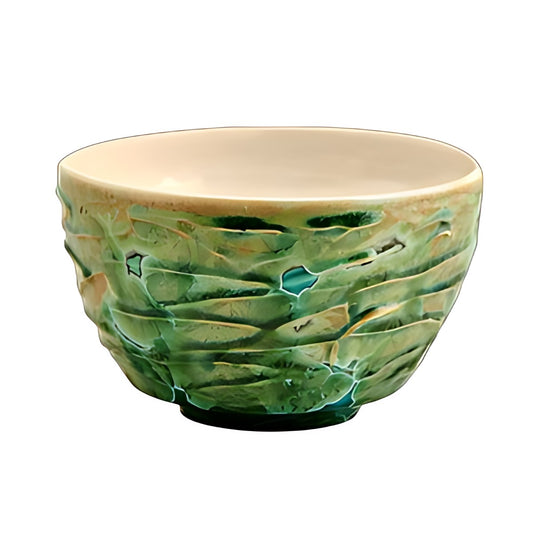 Crystalline Glaze Textured Bowl by Kazuri