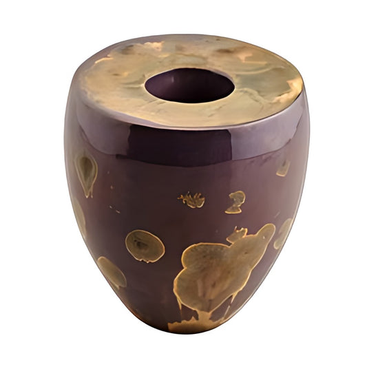Crystalline Glaze Wide-Mouth Vase by Kazuri