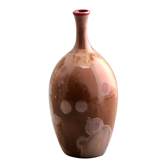 Crystalline Glaze Bottle Vase by Kazuri