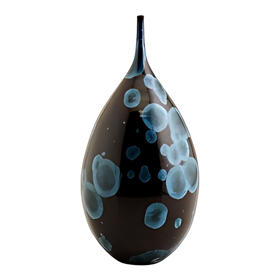 Crystalline Glaze Bottle Vase by Kazuri